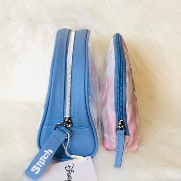 Disney Stitch & Angel 2 Piece Cosmetic/Toiletry Pouches [PRICE FIRM] - Picture 4 of 9